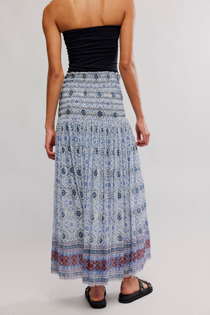 Free People Ravenna Printed Convertible Maxi Skirt