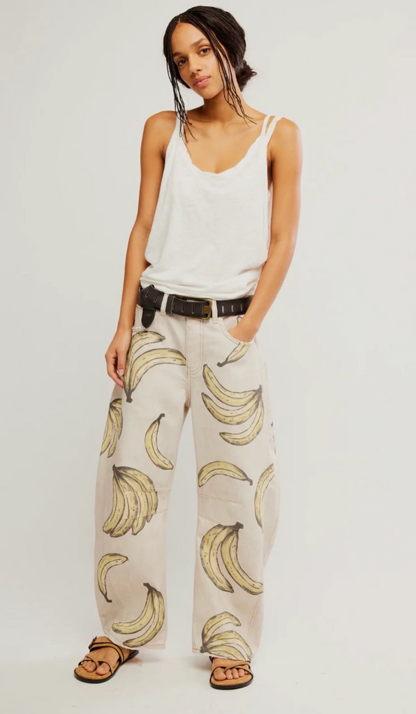 Free People Good Luck Printed Barrel