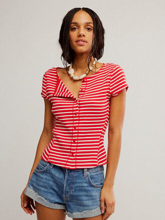 Free People Most Wanted Striped Cardi