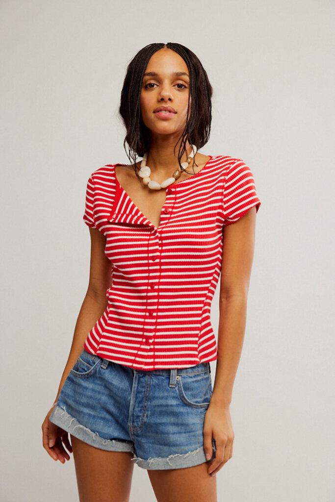 Free People Most Wanted Striped Cardi