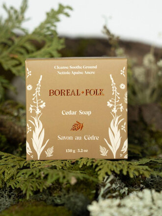 Boreal Folk Cedar + Spruce Soap