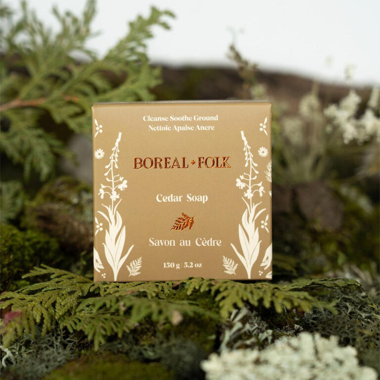 Boreal Folk Cedar + Spruce Soap