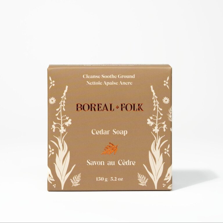 Boreal Folk Cedar + Spruce Soap