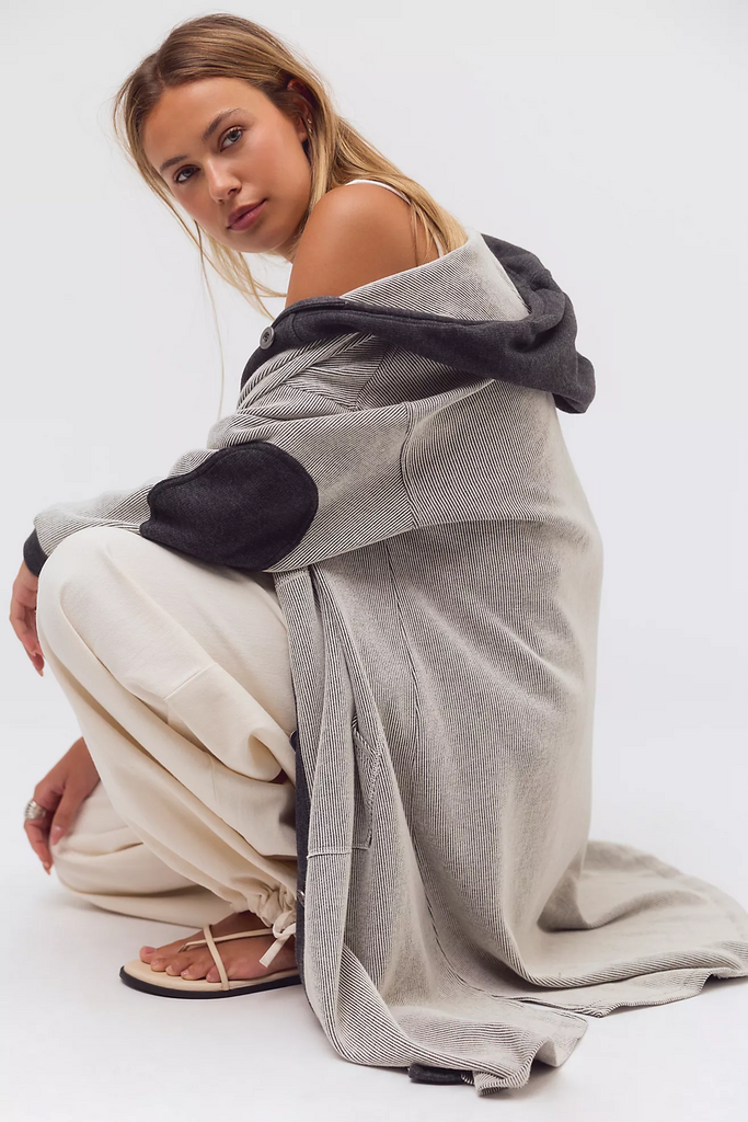Free People Tomorrows Sweatshirt Cardigan