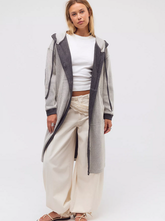 Free People Tomorrows Sweatshirt Cardigan