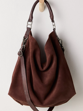 Free People Suzie Suede Slouch Tote