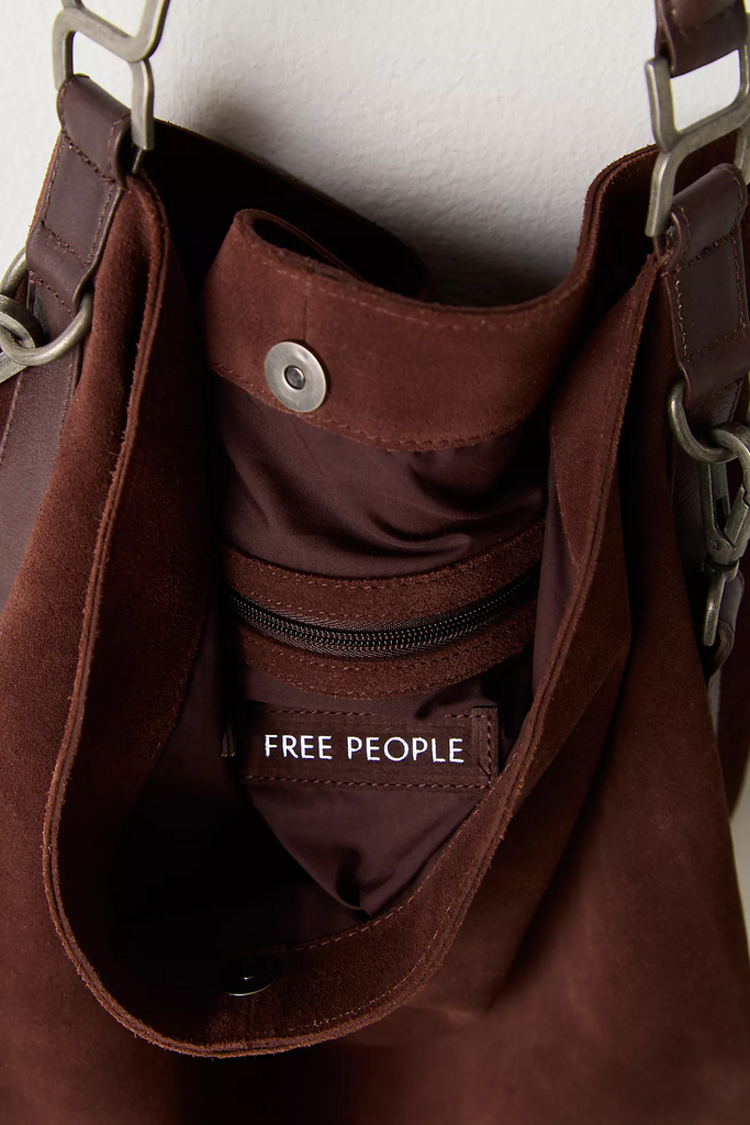 Free People Suzie Suede Slouch Tote