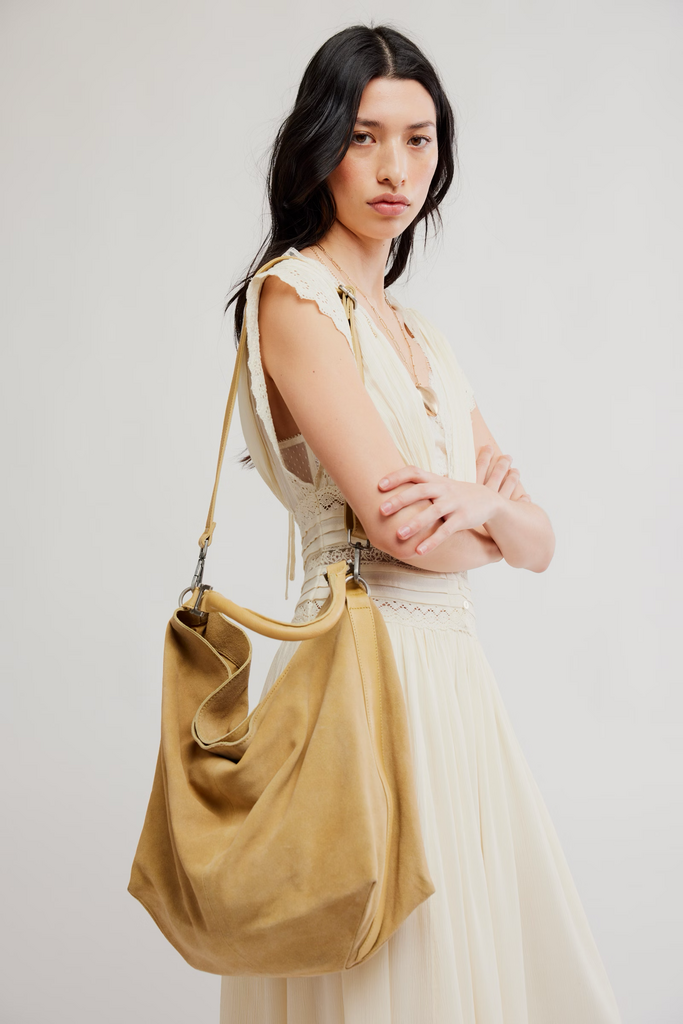 Free People Suzie Suede Slouch Tote