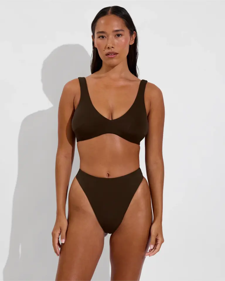Left On Friday Plunge Top D+