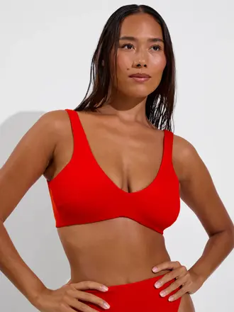 Left On Friday Plunge Top D+