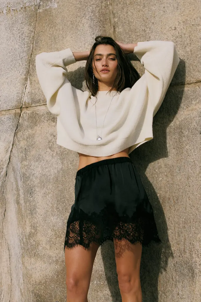 Free People Meet In The Middle Half Slip