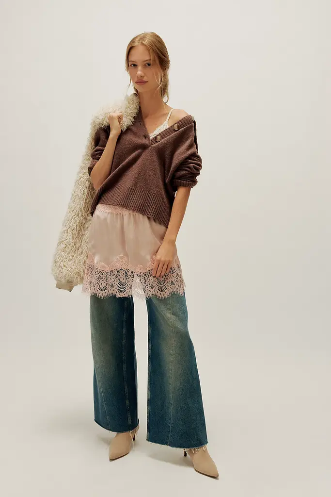 Free People Meet In The Middle Half Slip
