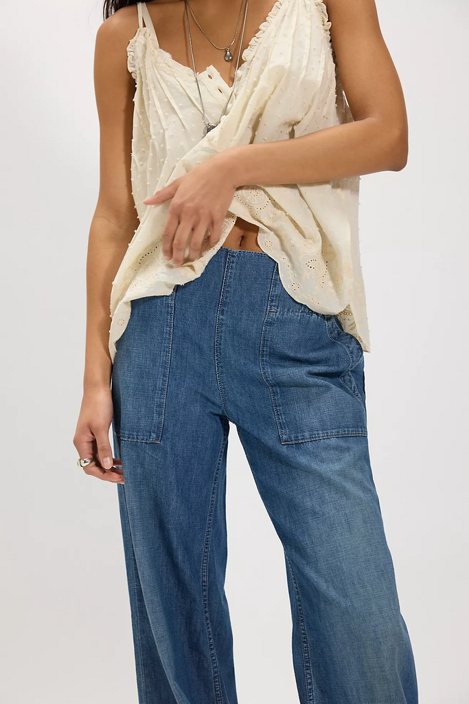 Free People Breezy Denim Pull On