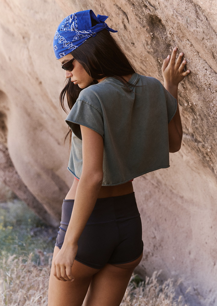 Free People Hot Shot Cropped Tee
