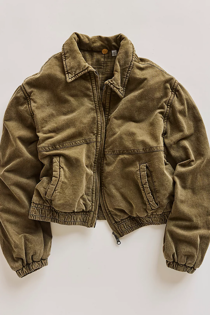 Free People Birdie Washed Jacket
