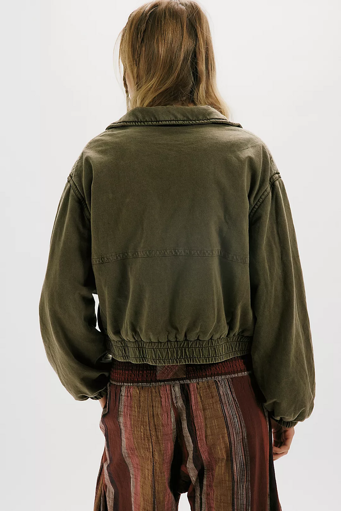 Free People Birdie Washed Jacket