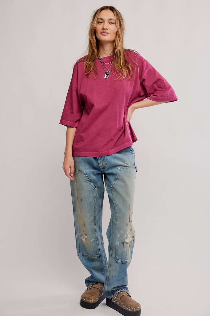 Free People Oversized Perfect Tee