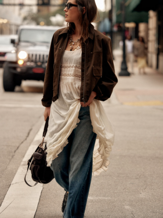 Free People Blair Vegan Suede Sierra Jacket