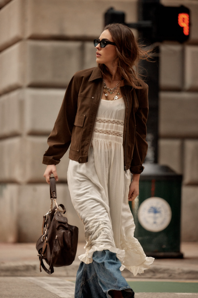 Free People Blair Vegan Suede Sierra Jacket