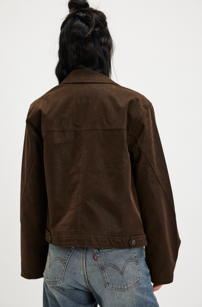 Free People Blair Vegan Suede Sierra Jacket