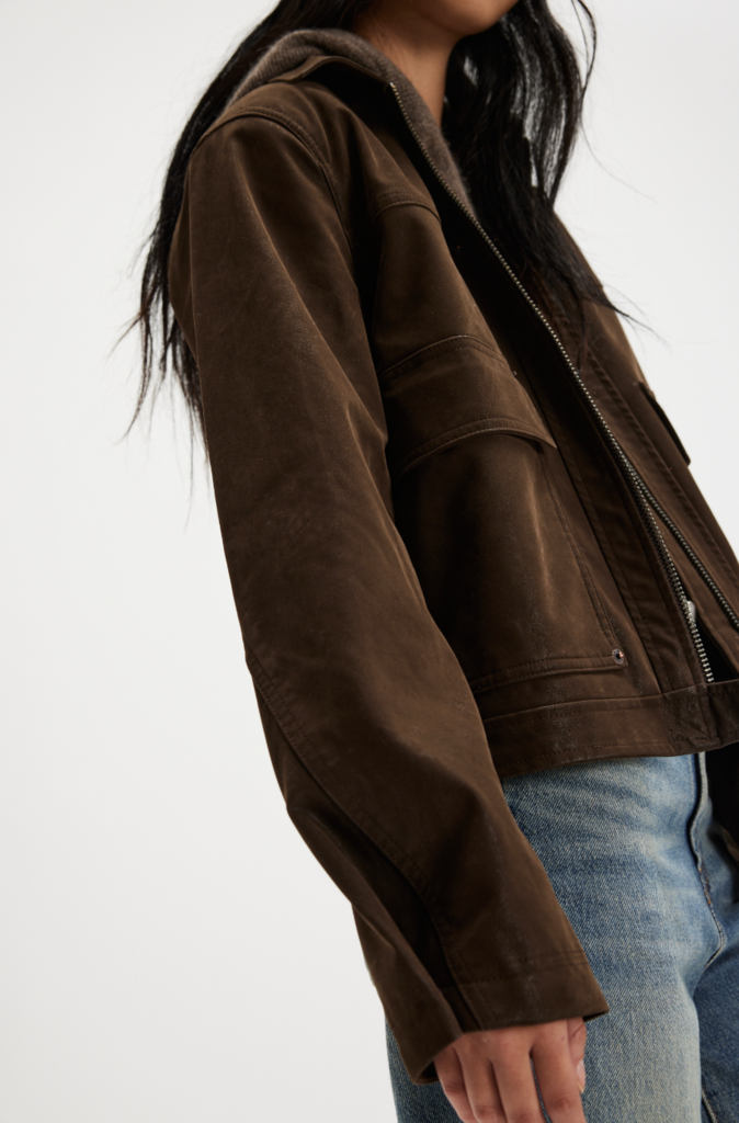 Free People Blair Vegan Suede Sierra Jacket