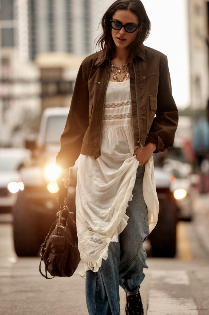 Free People Voile and Lace Midi