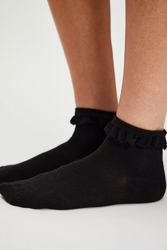 Free People Beloved Waffle Knit Ankle Sock