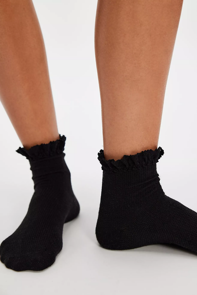 Free People Beloved Waffle Knit Ankle Sock