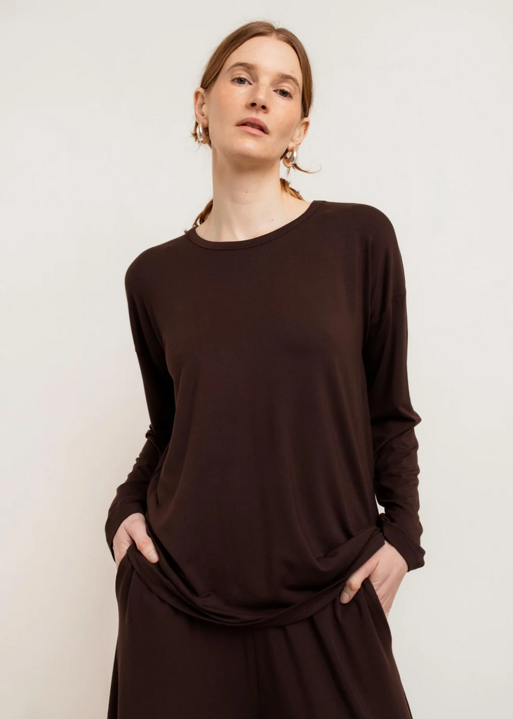 Paper Label Laura Long Sleeve Crew