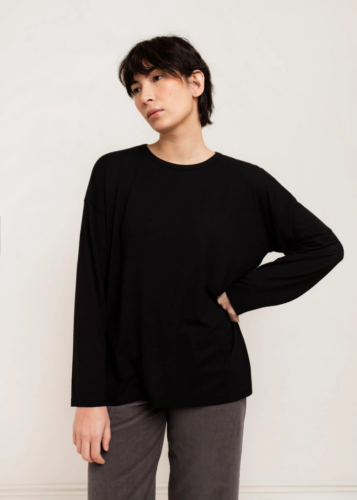 Paper Label Laura Long Sleeve Crew