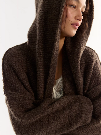 Free People Thistle Hooded Cardi