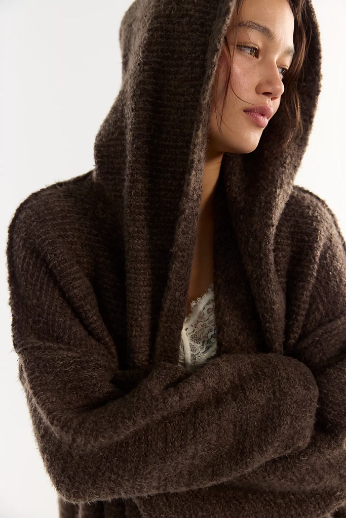 Free People Thistle Hooded Cardi