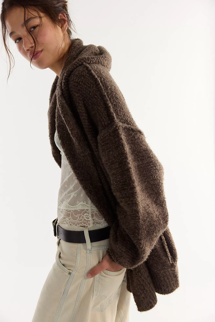 Free People Thistle Hooded Cardi