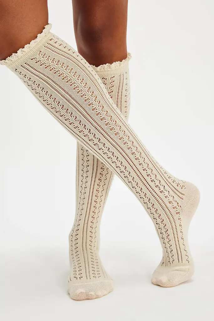 Free People Misty Net Pointelle Tall