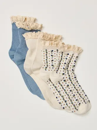 Free People Ruffle Sock Pack