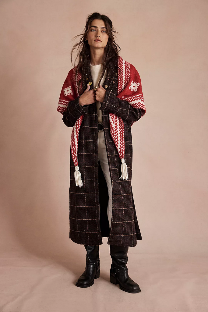 Free People Over The Coat Shawl