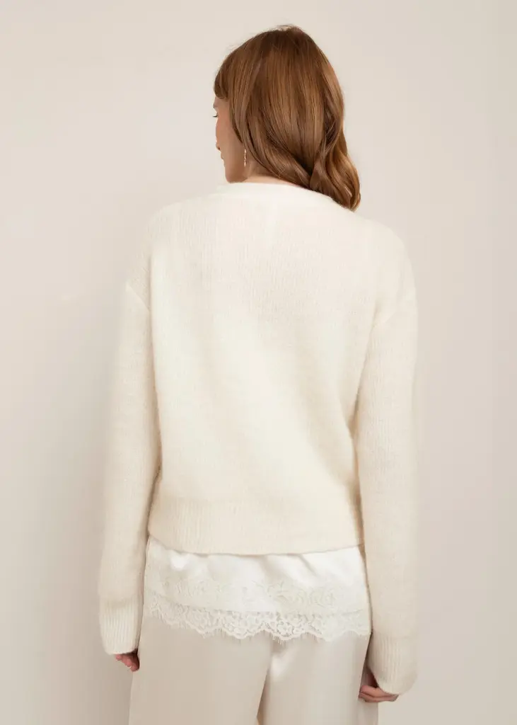 Paper Label Serena Cropped Cardigan