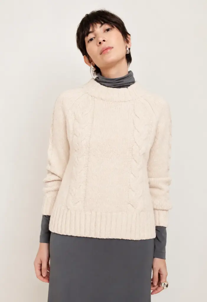 Paper Label Hana Cable Sweater