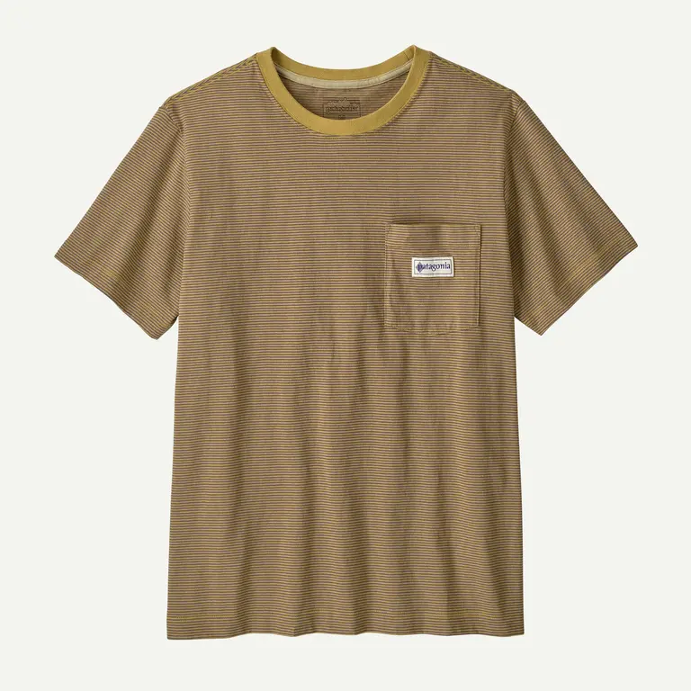 Patagonia M's MW Hut Tripper Label Pocket Tee