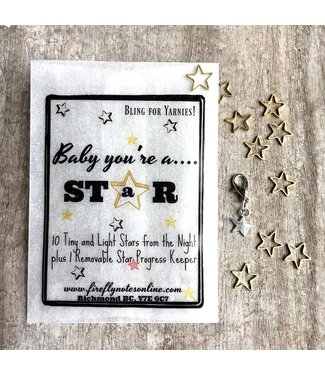Firefly Notes Stars Stitch Markers