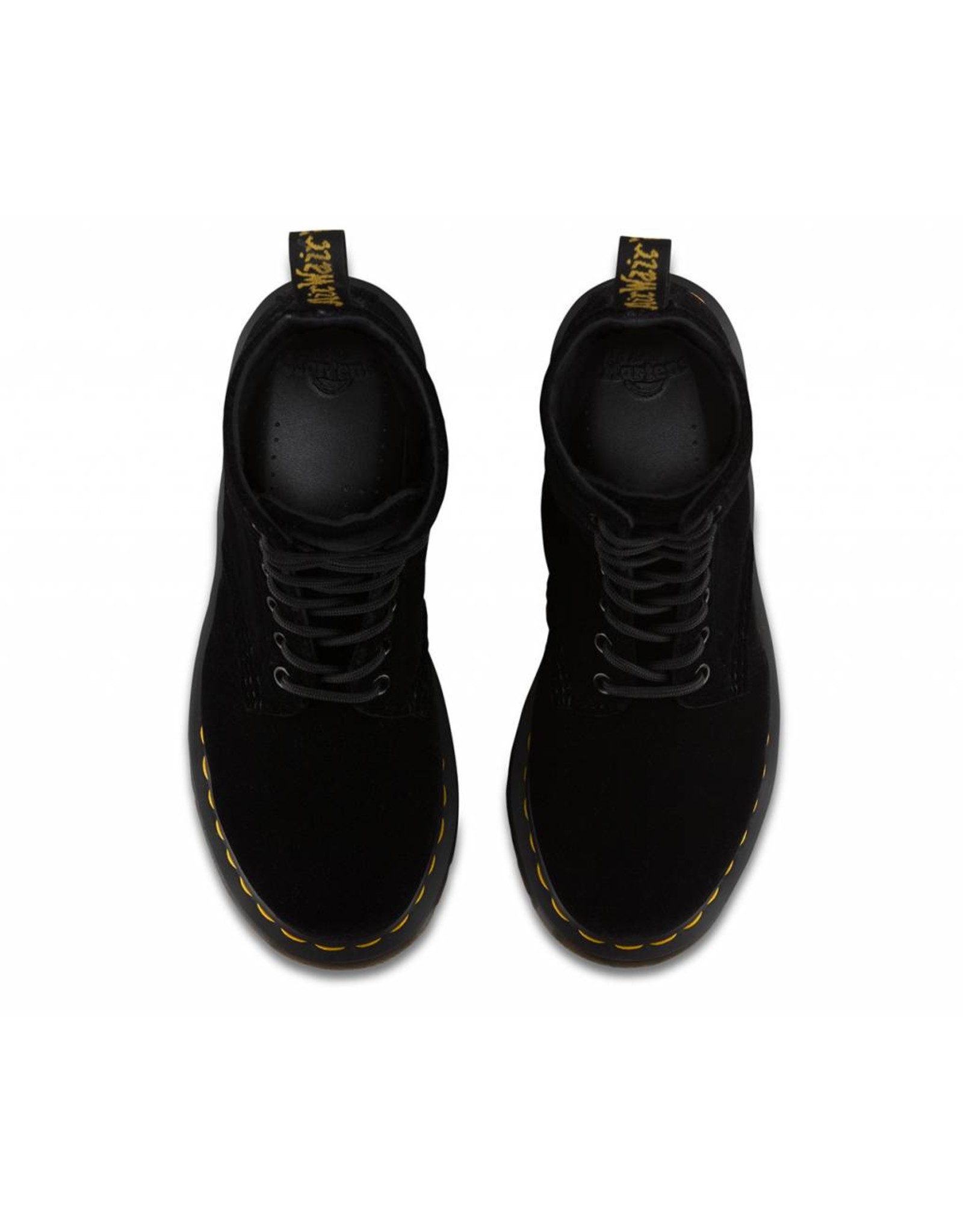 dr martens velvet black