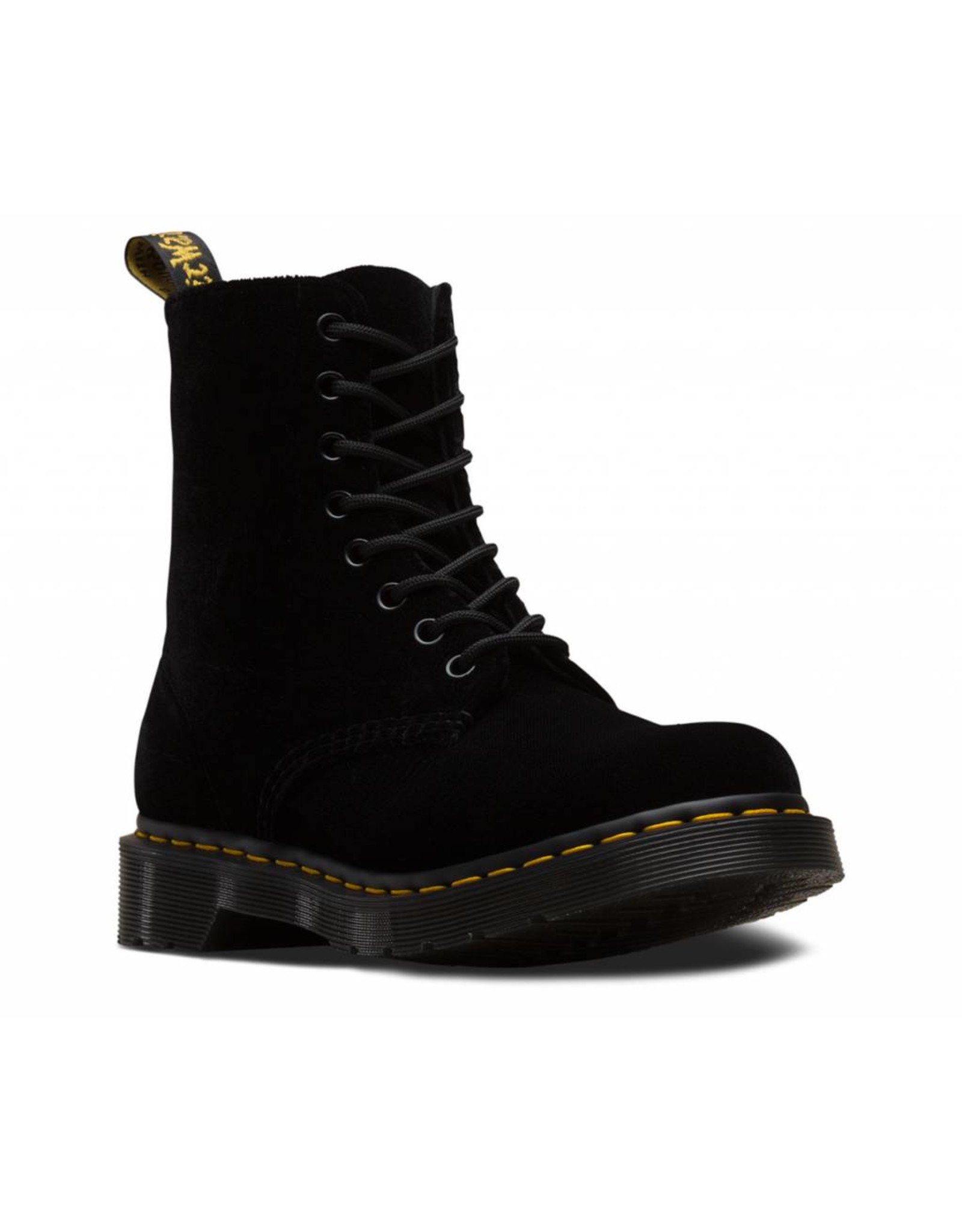 doc martens velvet black