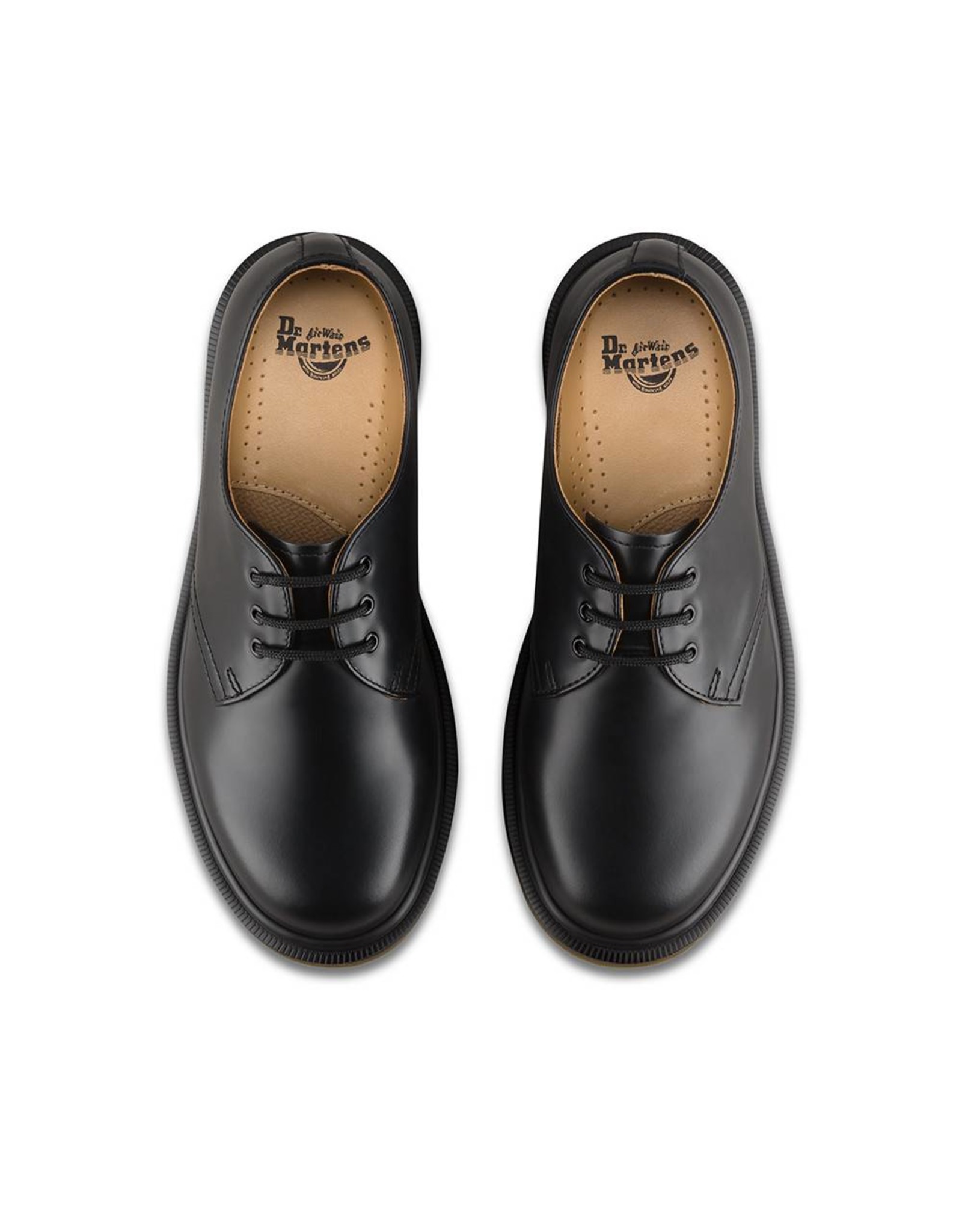 dr martens 1461 pw black smooth