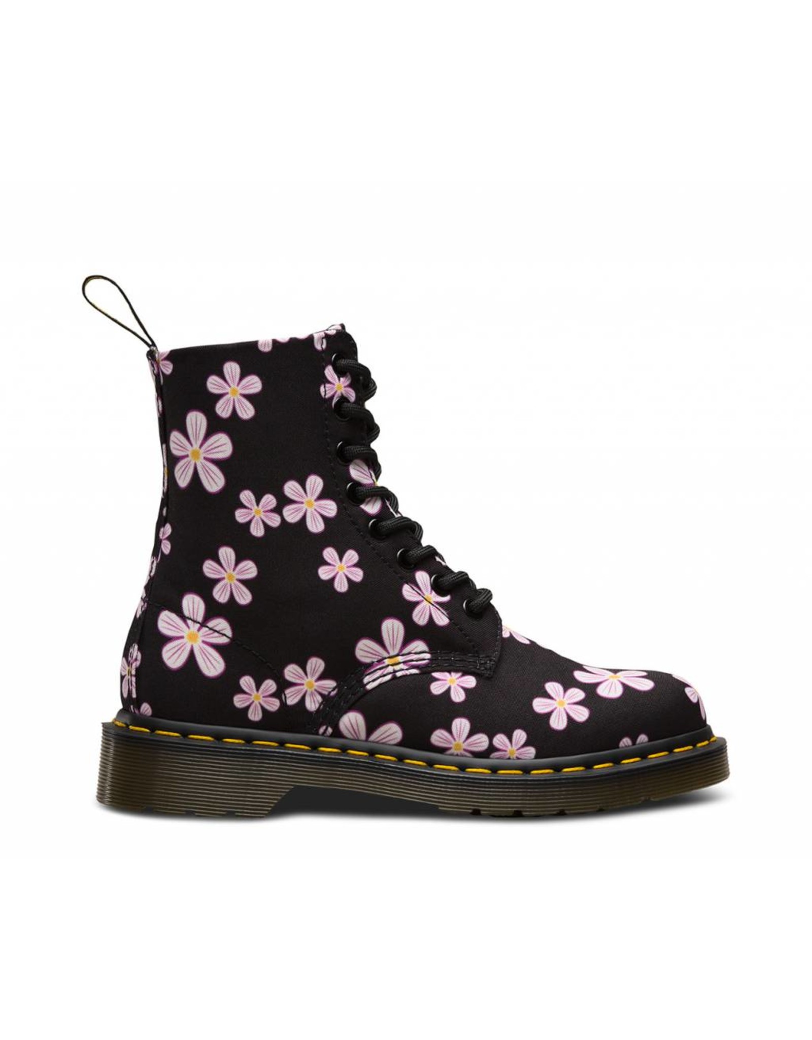 dr martens pink flowers
