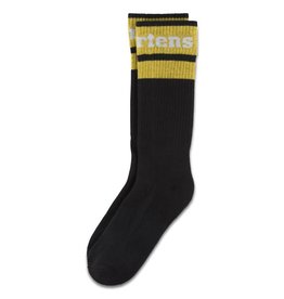 Athletic Logo Socks Black/White/Yellow