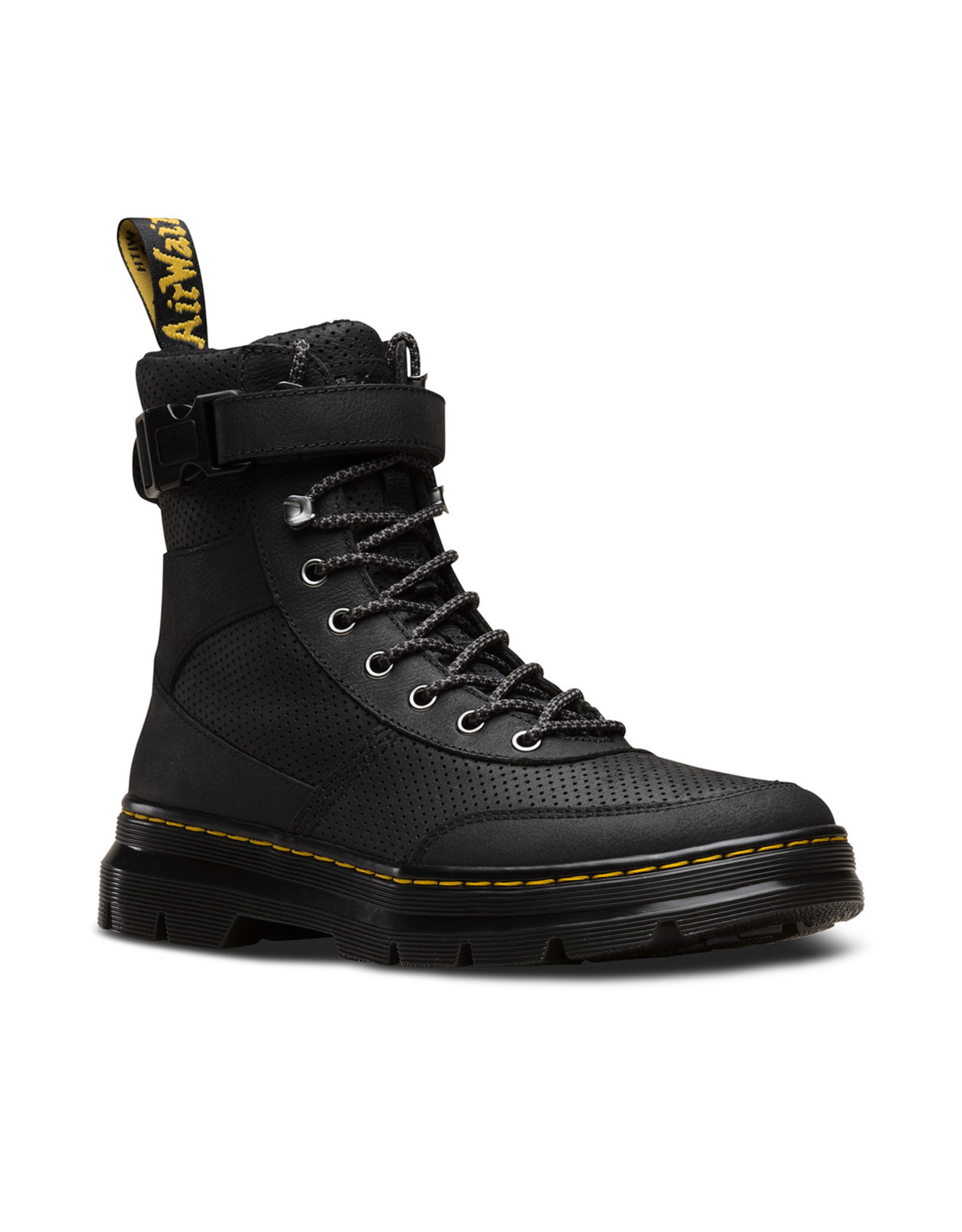 dr martens combs tech boot in black
