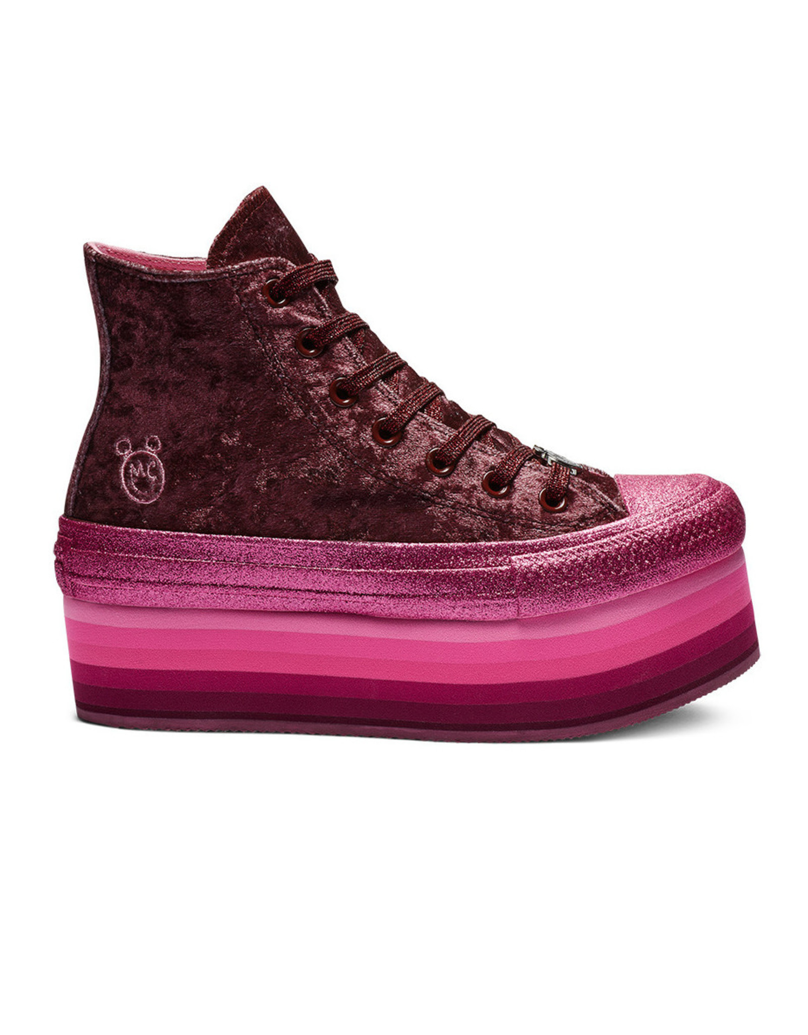 converse purple platform