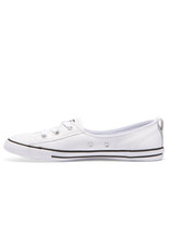 CHUCK TAYLOR BALLET SLIP WHITE BLACK LEATHER CC583OP-549617C