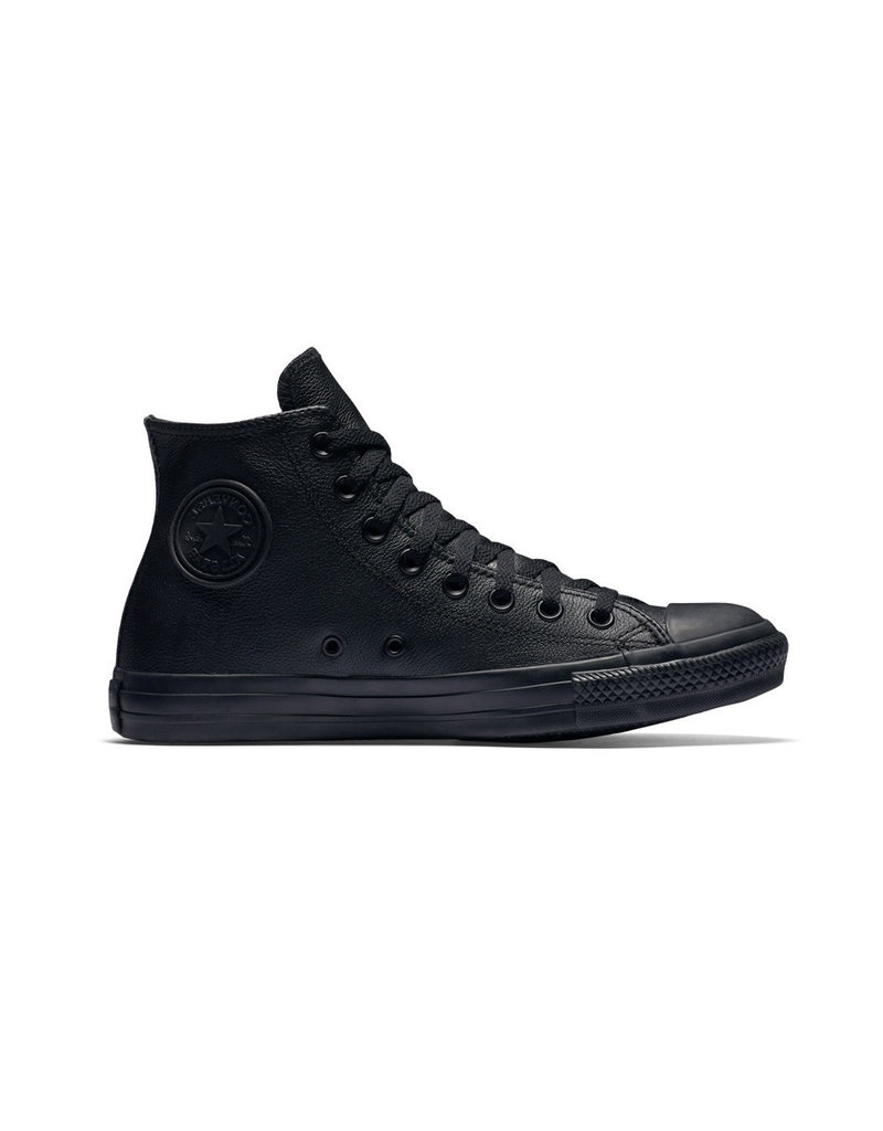 CONVERSE CHUCK TAYLOR HI CUIR BLACK MONO CC5MO-135251C CONVERSE CHUCK TAYLOR HI CUIR BLACK MONO CC5MO-135251C