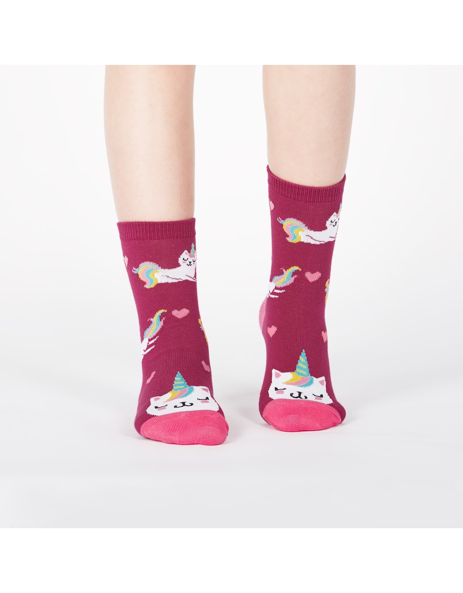 SOCK IT TO ME - Youth Look At Me Meow Crew Socks